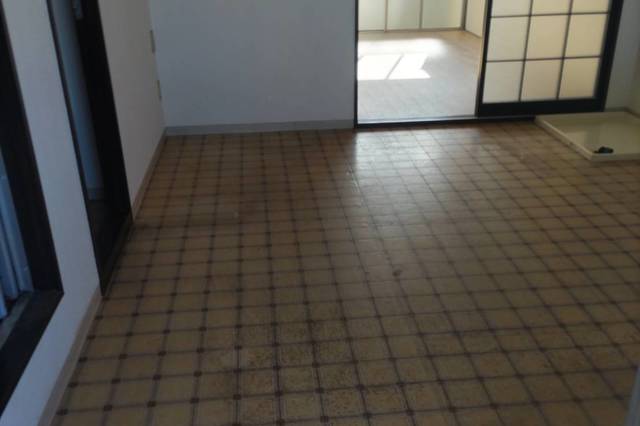 玄関　作業後